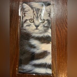 3D Gray Cat Paw Socks